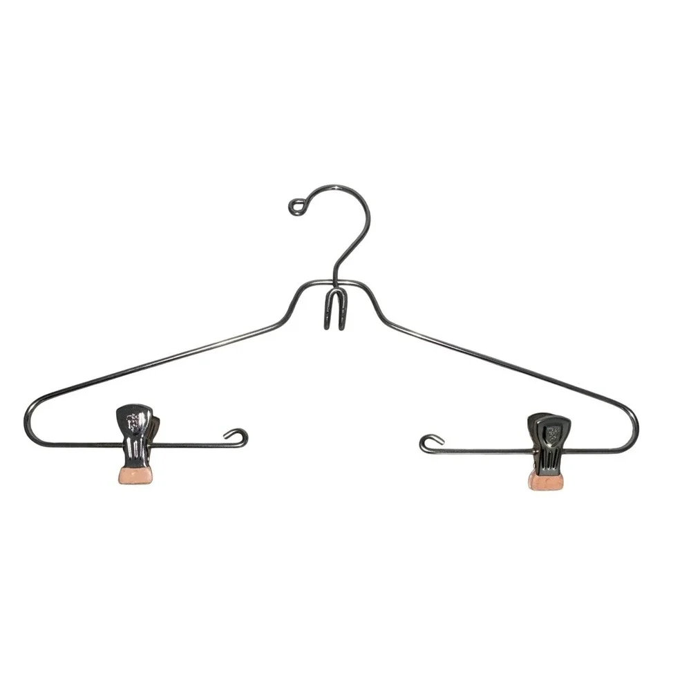 Vintage Metal Hanger With Clips Skirts Pants Display‎ Artwork Quilts